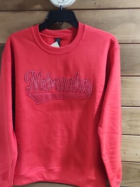 Embroidered Nebraska Crew